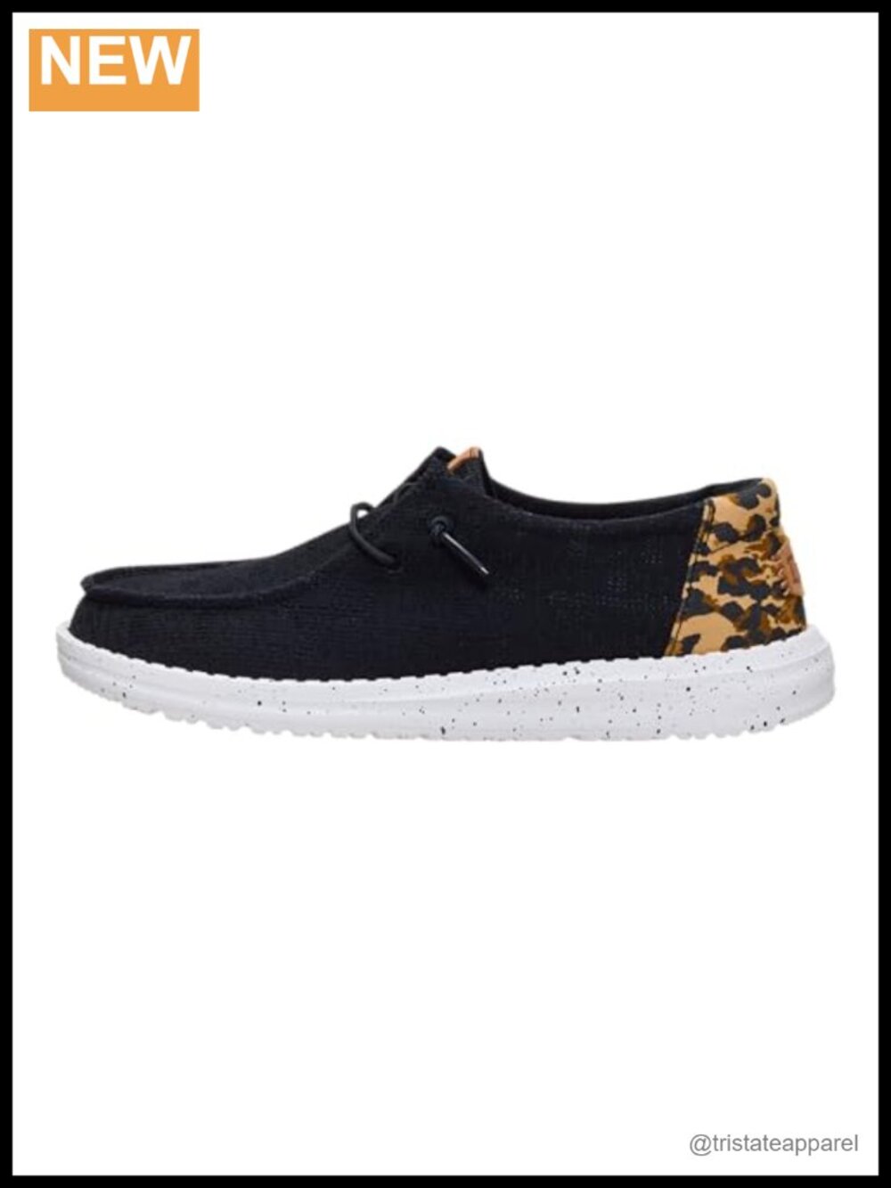 HEYDUDE Wendy Wildcat Slip On Loafer Leopard Print Women's Casual Shoes